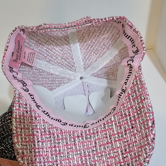 Bundle Women's Juicy couture hats/ tweed cap, adjustable back, NWT One Size - Picture 7 of 10